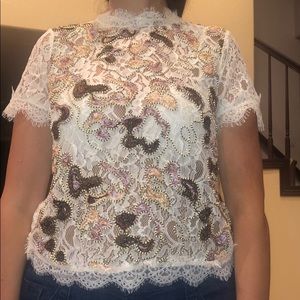 Zara Lace Blouse